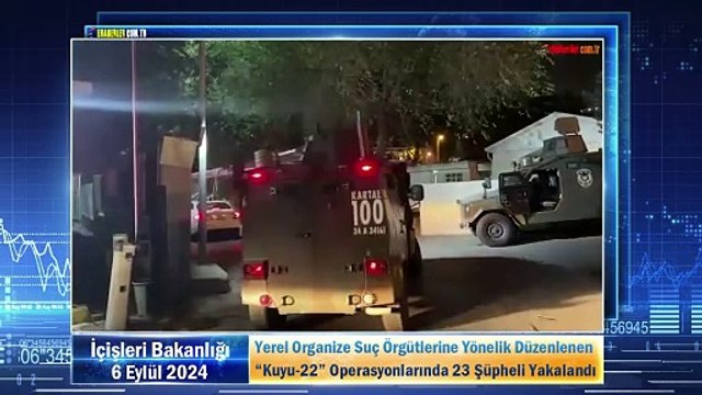 Yerel Organize Suç Örgütlerine Yönelik Düzenlenen “Kuyu-22” Operasyonlarında 23 Şüpheli Yakalandı