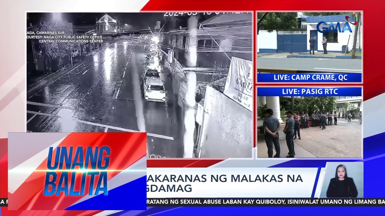 Naga City, nakaranas ng malakas na ulan sa magdamag | Unang Balita