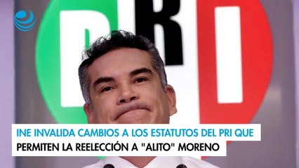 下载视频: INE invalida cambios a los estatutos del PRI que permiten la reelección a 