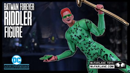 McFarlane Toys DC Multiverse Batman Forever Knightmare Bat Wave The Riddler Figure