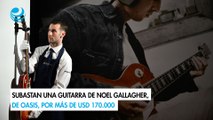 Subastan una guitarra de Noel Gallagher, de Oasis, por más de USD 170.000