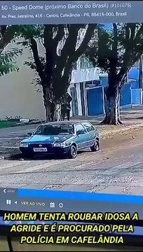 Homem derruba mulher e arrasta para roubar bolsa na região de Goioerê 