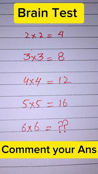 Brain Test  | Maths Challange #maths #shorts #trick