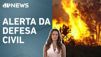 São Paulo tem risco elevado de incêndios até sábado (14); Patrícia Costa analisa