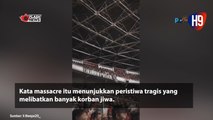 Ultras Garuda Bentangkan Spanduk 