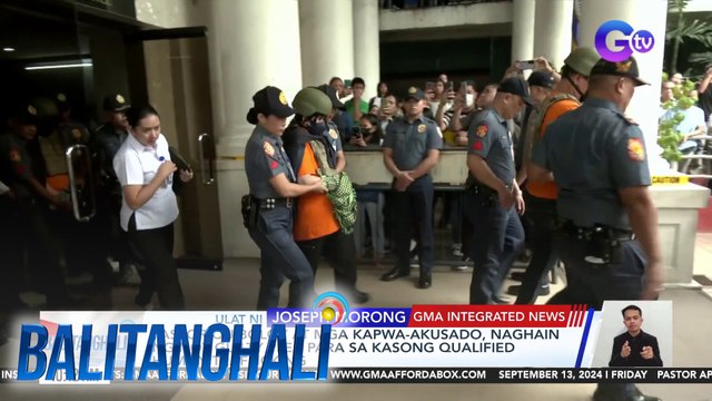 Pastor Quiboloy at mga kapwa-akusado, naghain ng not guilty plea para sa kasong qualified human trafficking | Balitanghali