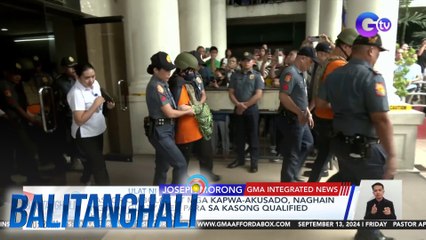 Pastor Quiboloy at mga kapwa-akusado, naghain ng not guilty plea para sa kasong qualified human trafficking | Balitanghali