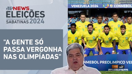 Datena corrige plano de governo sobre esporte: "Quem escreveu, fez errado" | SABATINA JP