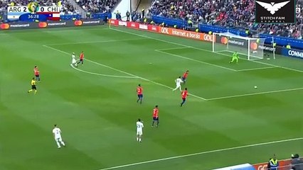 Lionel Messi Fight And Red Card