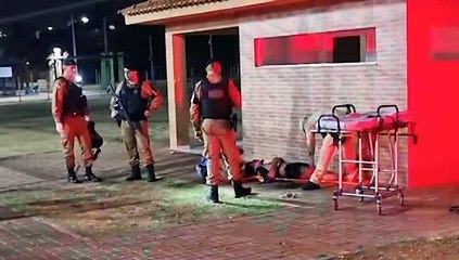 Brutalidade: homem é amarrado e agredido em parque no bairro Santa Cruz