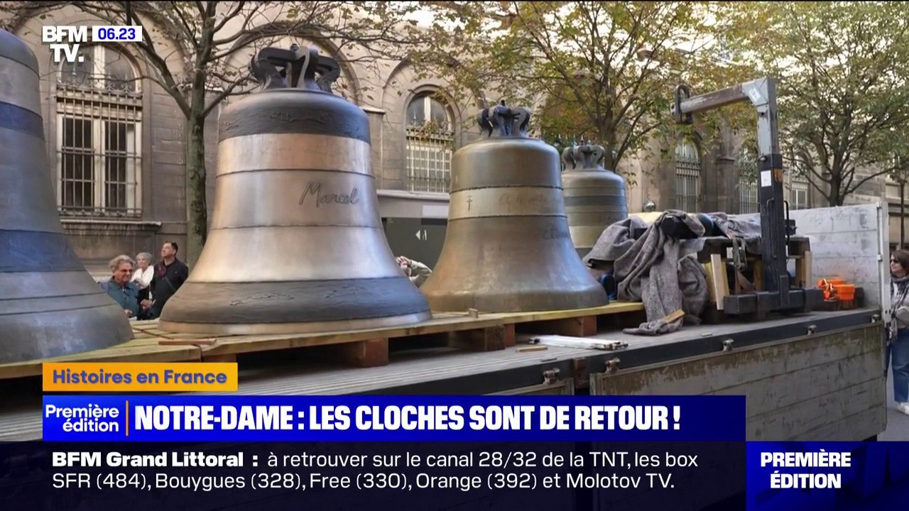 Restaurées en Normandie, les huit cloches de Notre-Dame de Paris sont de retour