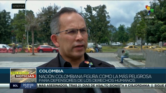 Colombia figura como la más peligrosa para defensores de DD.HH