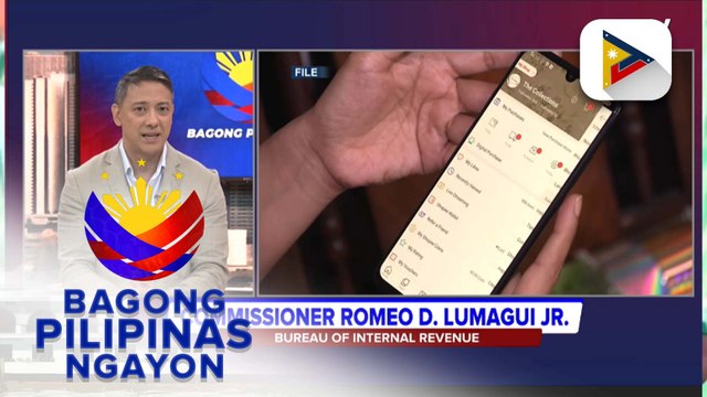 Panayam kay BIR Commissioner Romeo Lumagui Jr. tungkol sa pagpataw ng one percent withholding tax sa mga online platform;