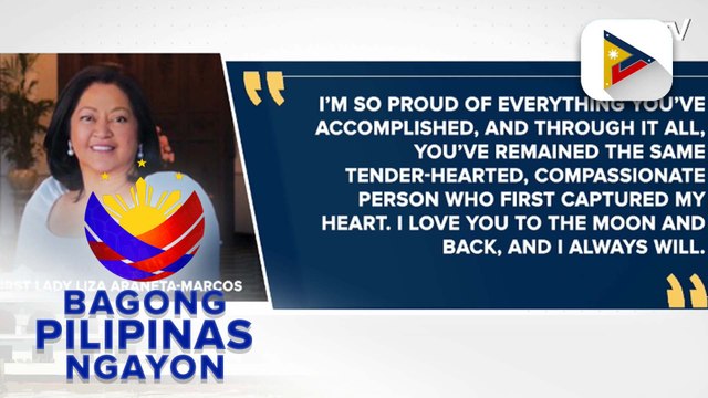 First Lady Louise Araneta-Marcos, nagpaabot ng mensahe sa kaarawan ni PBBM;