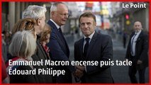 Emmanuel Macron encense puis tacle Édouard Philippe