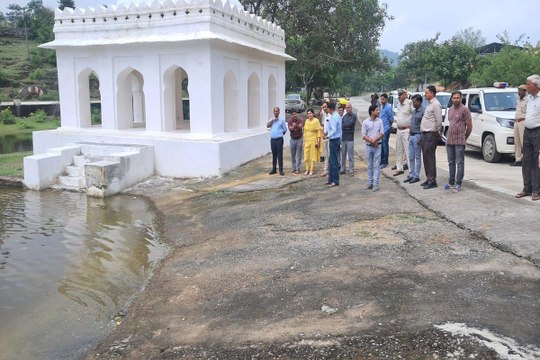 कलक्टर पहुंची चारभुजा, मेले की तैयारियों का लिया जायजा, दिए निर्देश