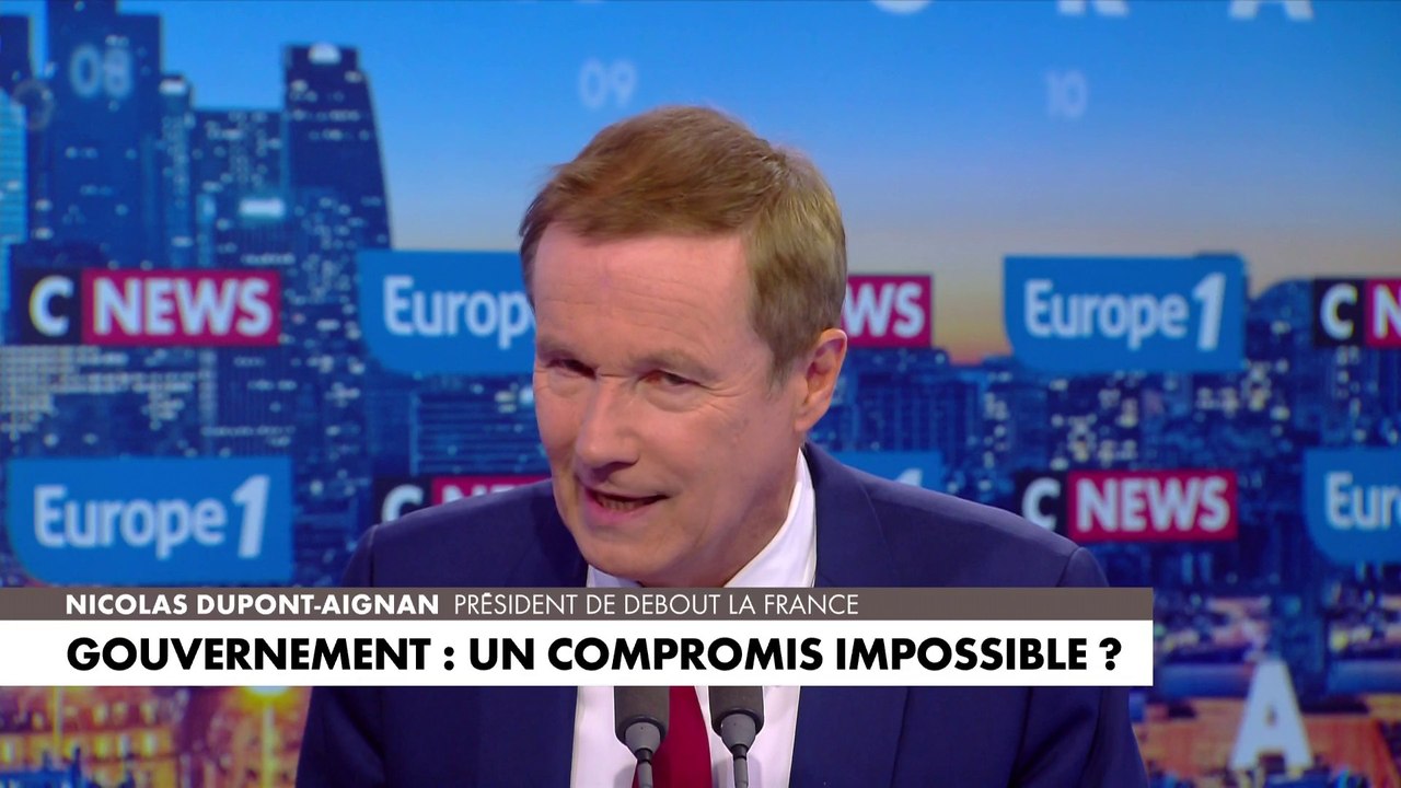Nicolas Dupont-Aignan : «Il y a une immense frustration démocratique dans le pays»