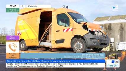 La mortalité routière "à un niveau inquiétant" selon la directrice de cabinet du préfet de la Manche