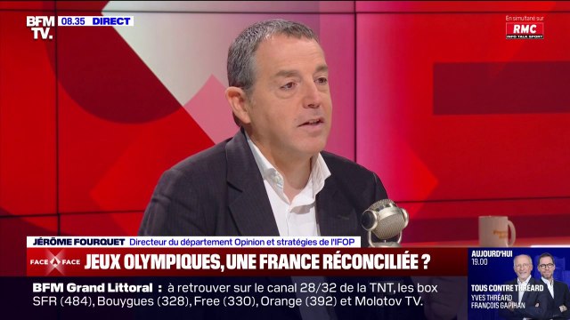 Jérôme Fourquet (Ifop) estime que les JO 2024 ont été une parenthèse enchantée pour les Français