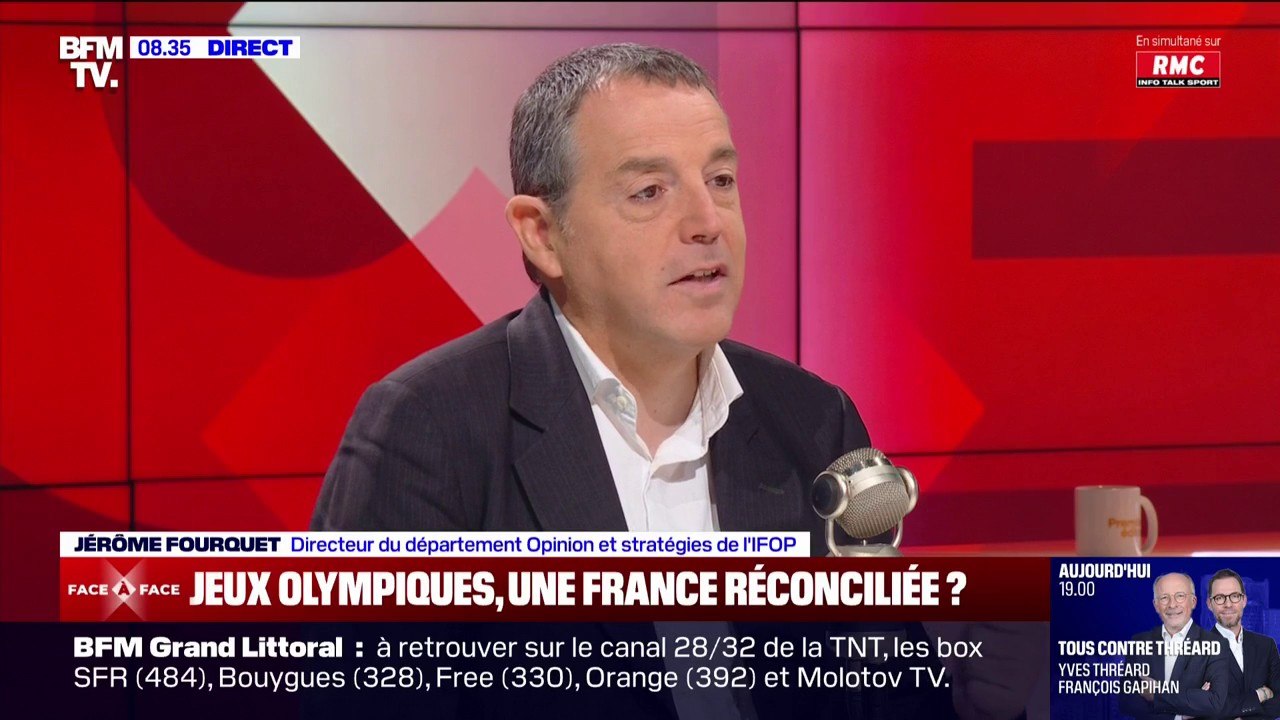Jérôme Fourquet (Ifop) estime que les JO 2024 ont été "une parenthèse enchantée" pour les Français