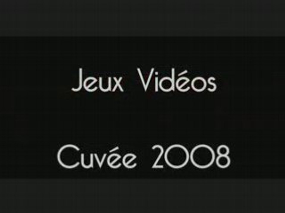 jeux videos best of cuvée 2008