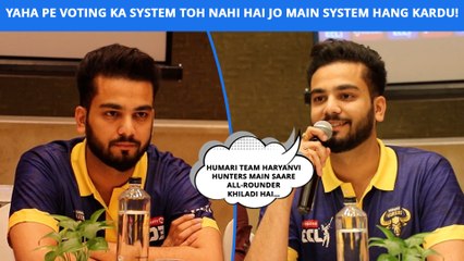 Elvish Yadav's Witty Answers At The Entertainers Cricket League Press Conference: Haryanvi Hunters!