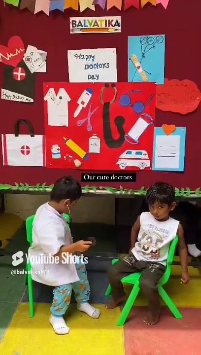 Our Cute Doctor Activity at Balvatika Rajendra Nagar MP