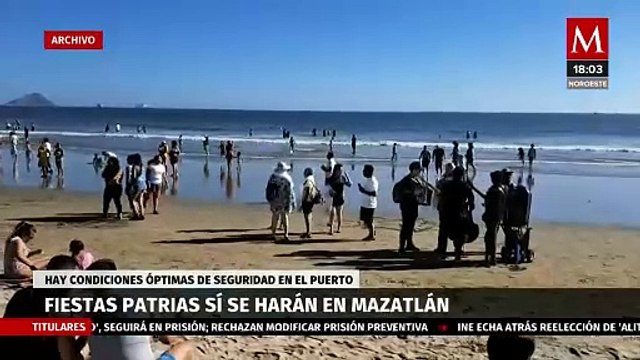 Pese a la violencia en Sinaloa, Mazatlán sí realizará festejos patrios