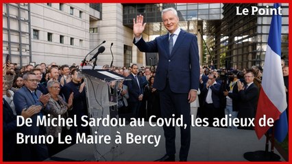 De Michel Sardou au Covid, les adieux de Bruno Le Maire à Bercy