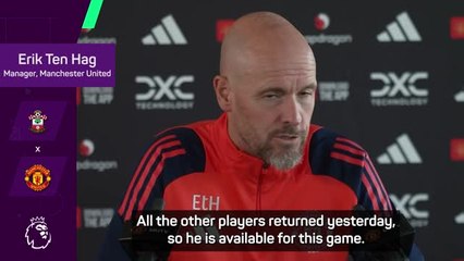 Ugarte available to make United debut against Saints - Ten Hag