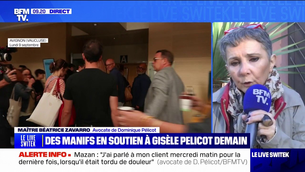 Viols de Mazan: l'avocate de Dominique Pélicot juge "légitime" la mobilisation en soutien à Gisèle Pélicot