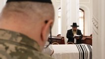 El gran rabino de Ucrania despide a su hijo, caído en la guerra contra Rusia