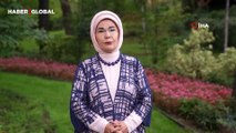 Emine Erdoğan, Kiev'deki 4. Lider Eşleri Zirvesi'ne video mesaj gönderdi