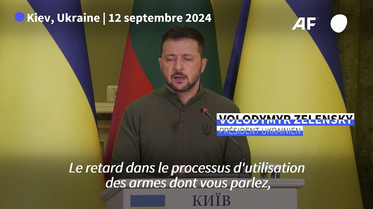 Levée de restrictions sur les frappes en Russie: Zelensky dénonce le "retard" des Occidentaux