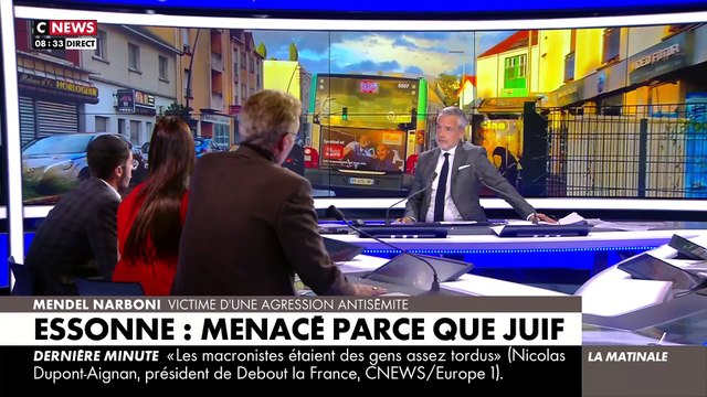 Antisémitisme - Menacé et frappé dans un bus parce qu’il portait une kippa, Mendel témoigne sur CNews: Ils voulaient me tabasser - VIDEO