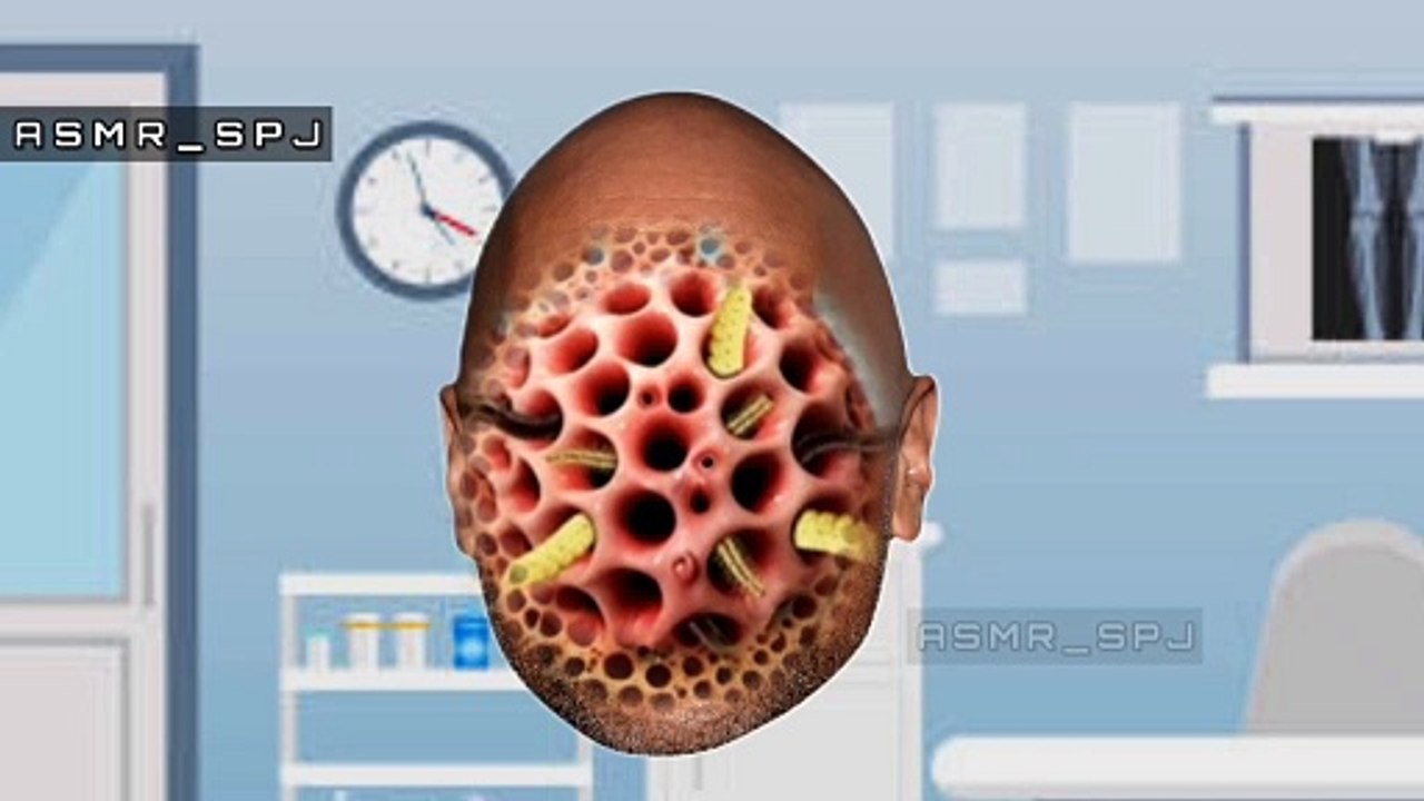 face &  injury smooth removal | Asmr animation