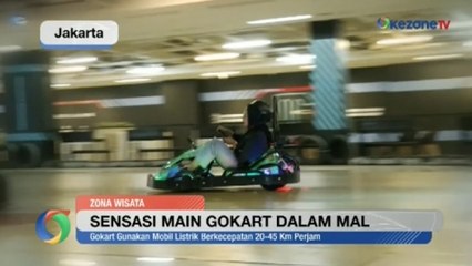 Sensasi Main Gokart dalam Mal