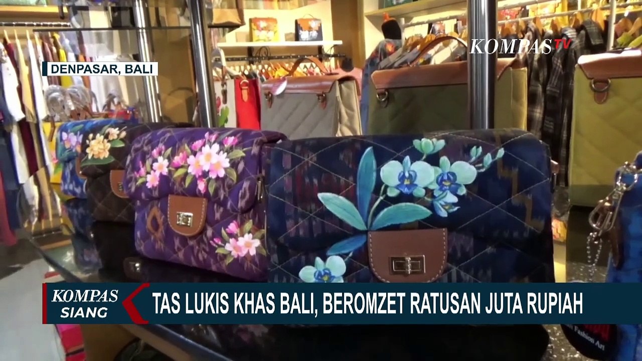 Melihat Tas Cantik Hasil Karya Seniman Lukis Bali, Berhasil Raih Omzet Ratusan Juta per Bulan