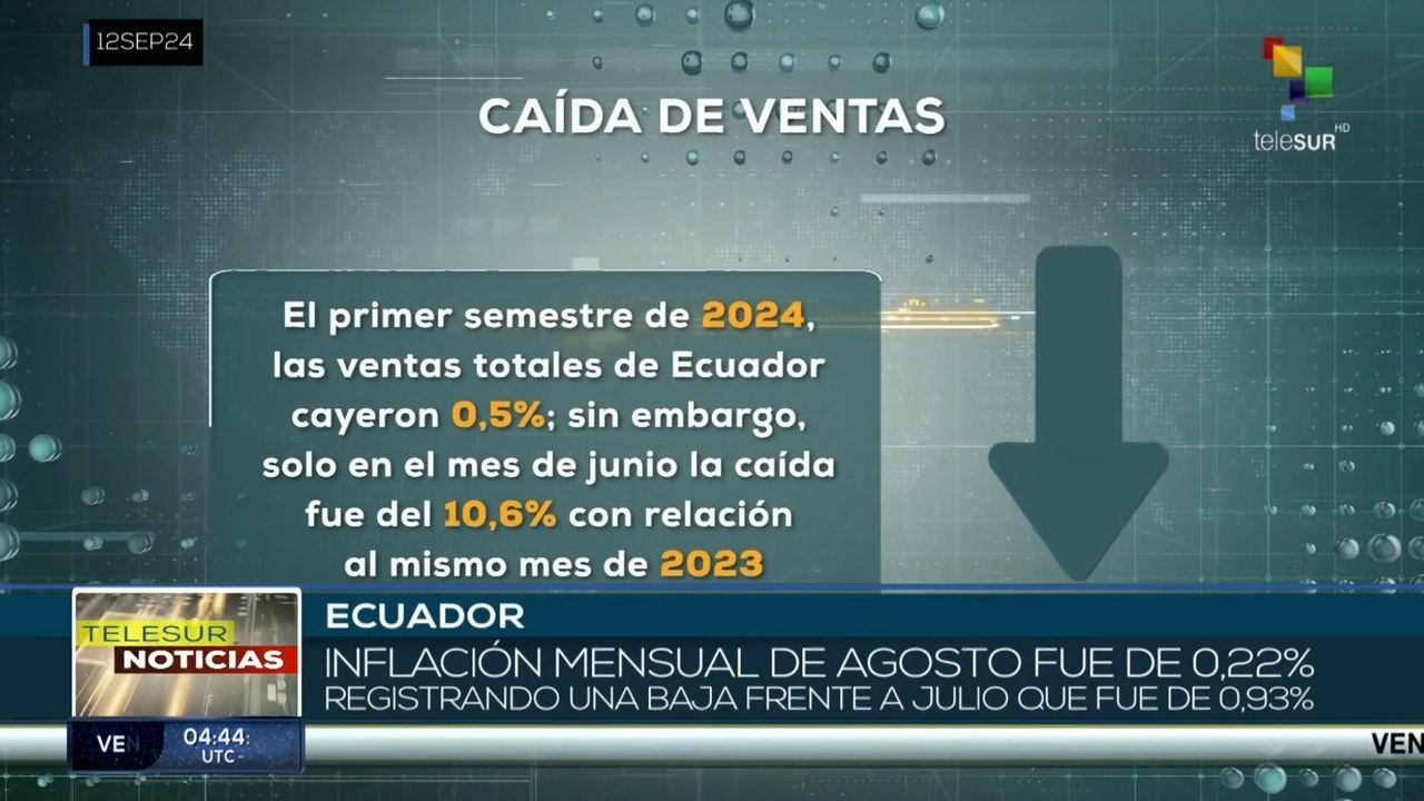 Informes del INEC señalan que Ecuador registró una baja en la inflación durante el mes de agosto