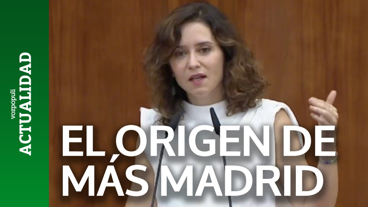 La respuesta de Ayuso a Manuela Bergerot (Más Madrid)