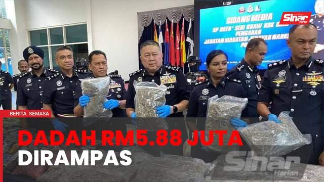 Polis rampas dadah RM5.88 juta, tahan tiga individu