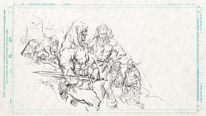 Conan meet Haggarth speed paiting - Dibujo de Rob de la Torre