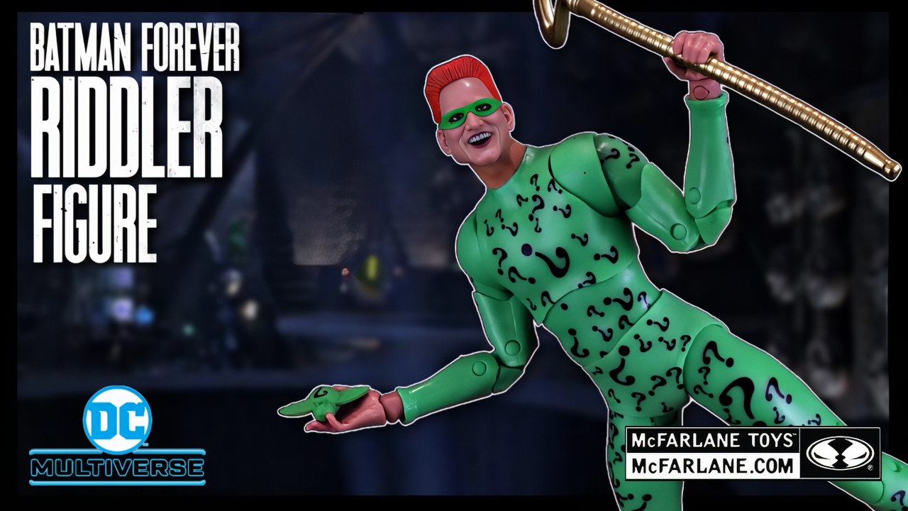 McFarlane Toys DC Multiverse Batman Forever Knightmare Bat Wave The Riddler Figure