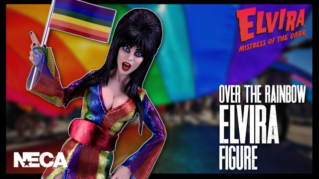 NECA Elvira Mistress Of The Dark Over The Rainbow Elvira Figure