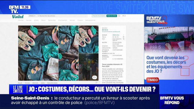 Que vont devenir les costumes, décors et équipements des JO? BFMTV répond à vos questions