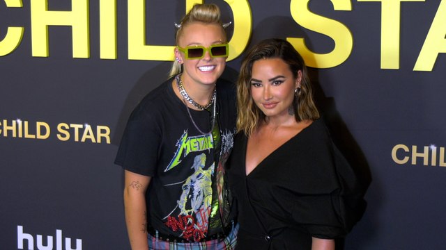 JoJo Siwa and Demi Lovato attend Hulu's Child Star Los Angeles premiere