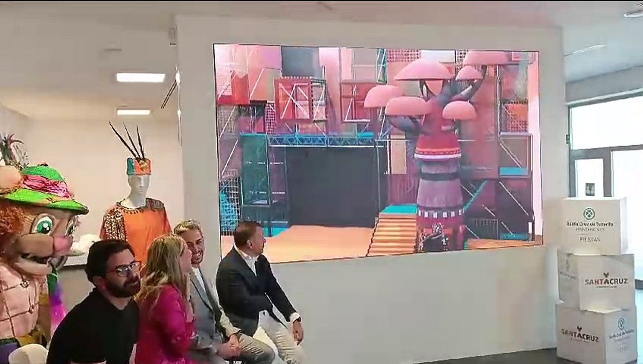Presentación escenario del Carnaval Santa Cruz de Tenerife 2025