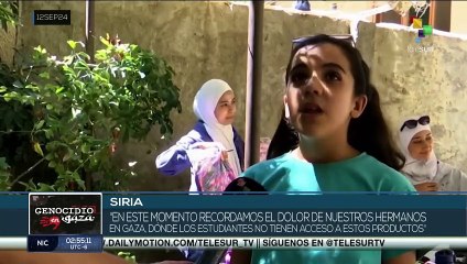 Palestinos desplazados se solidarizan con sus connacionales