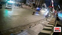 Polis ekibine aldırış etmedi: İş yerine silahlı saldırı kamerada!