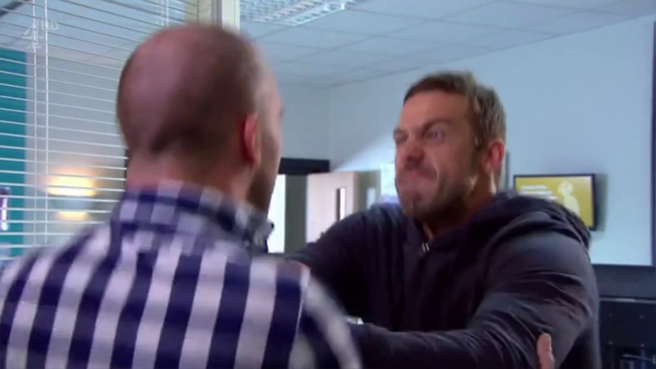 Hollyoaks Warren Fox vs Adam Donovan 17th October 2016
